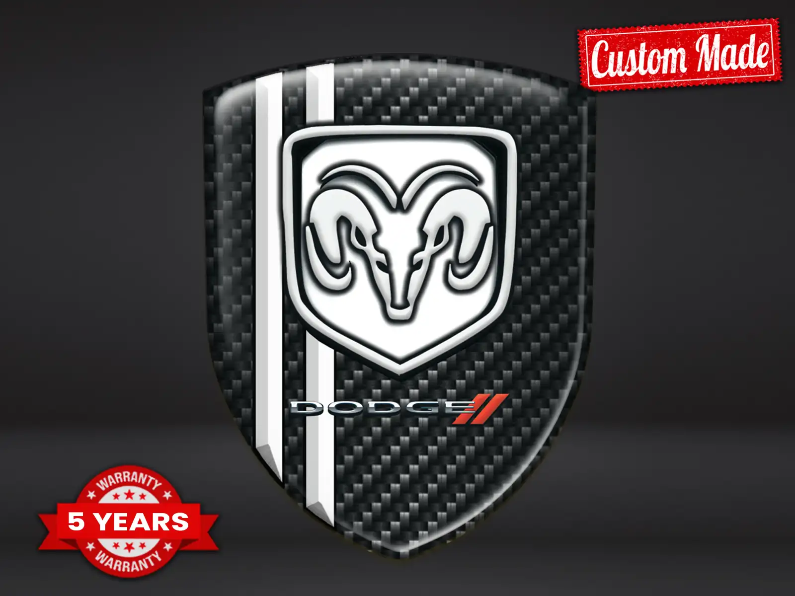 Dodge Logo Auto Silicone Max Chic Durevole Pro Prestazioni
